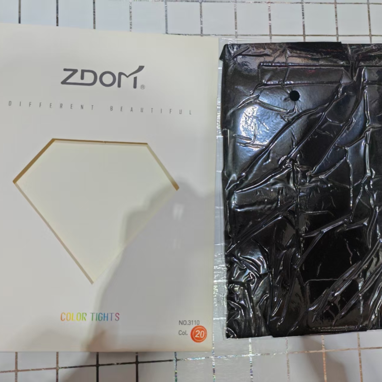 3双黑色姿多美3110女丝袜防刮彩色7D丝袜超薄一线裆黑色糖果袜