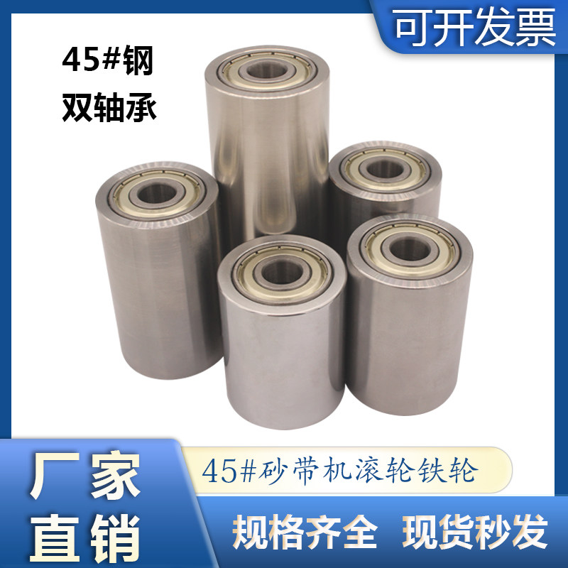 聚耐力无动力双轴承滚轮用惰轮图片