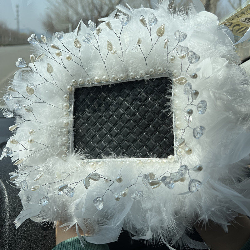 新款汽车羽毛摆件防滑垫长方形毛毛垫车载装饰创意仪表台车内饰品,汽车用品/电子/清洗/改装,摆件,淘宝优惠券,粉丝福利购,淘宝优惠卷