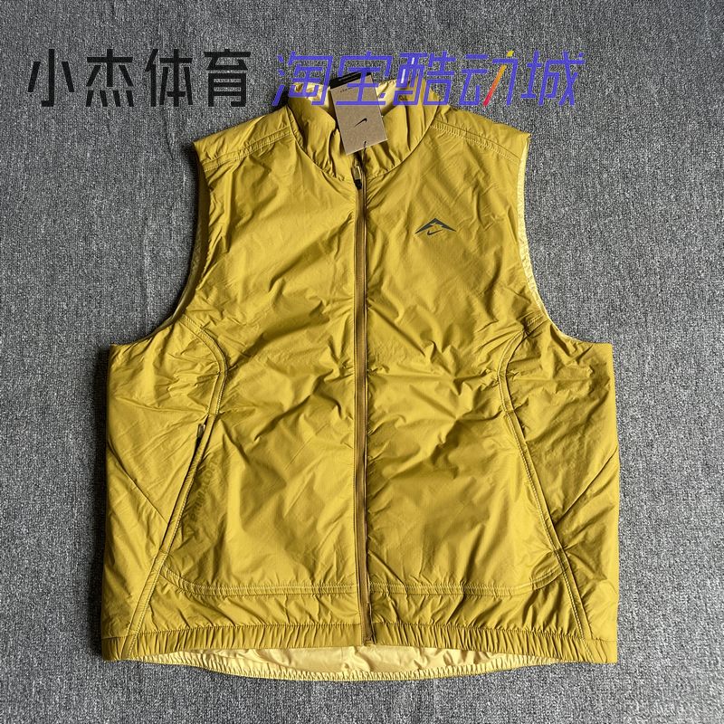 NIKE耐克THERMA-FIT冬季男子户外越野跑步保暖马甲棉服FZ0002-716
