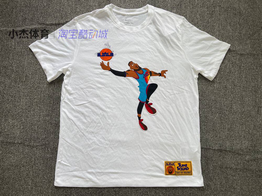 Nike耐克 LEBRON詹姆斯男漫画印花篮球运动速干短袖T恤DH3832-100