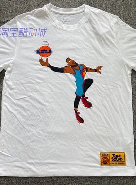 Nike耐克 LEBRON詹姆斯男漫画印花篮球运动速干短袖T恤DH3832-100