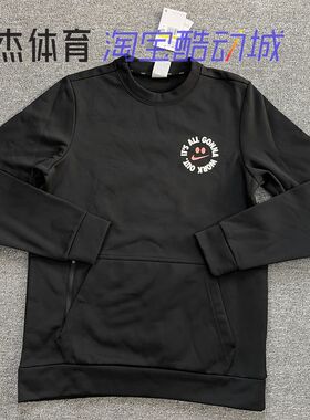 Nike/耐克 Therma-FIT男子休闲加绒圆领长袖套头衫卫衣FD4808-010