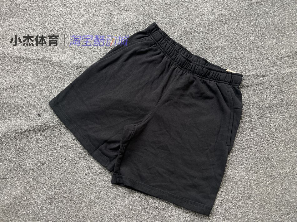 针织薄绒透气五分裤短裤