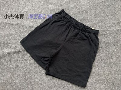 针织薄绒透气五分裤短裤