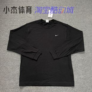 刺绣经典 063 小LOGO T恤DX0885 010 男子运动宽松纯棉长袖 NikeLab
