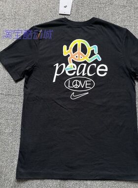 耐克Nike 男子运动舒适透气休闲时尚圆领短袖印花T恤 DQ1079-010