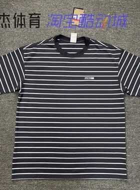 NIKE ACG NGR 耐克宽松美式条纹圆领针织短袖T恤 FB8130-015-246