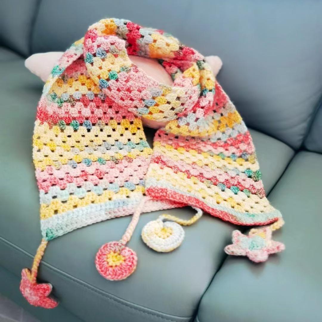 彩色渐变DIY编织材料包