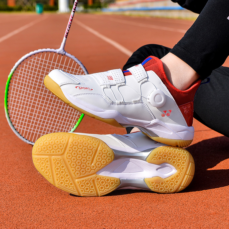 新款羽毛球鞋男女款透气专业网球鞋防滑减震男女训练运动比赛鞋子