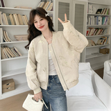大货已出新款肌理感提花棒球服C170-1309-P155-K248，女装短外套，2C170
