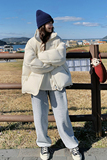 新款现货踩边设计90绒字母羽绒服2C170--2093--P285控418，女装羽绒服，2C170