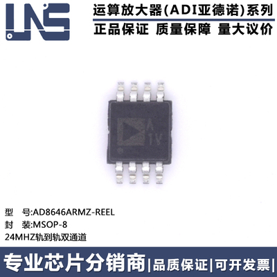 双路运算放大器AD8646ARMZ-REEL
