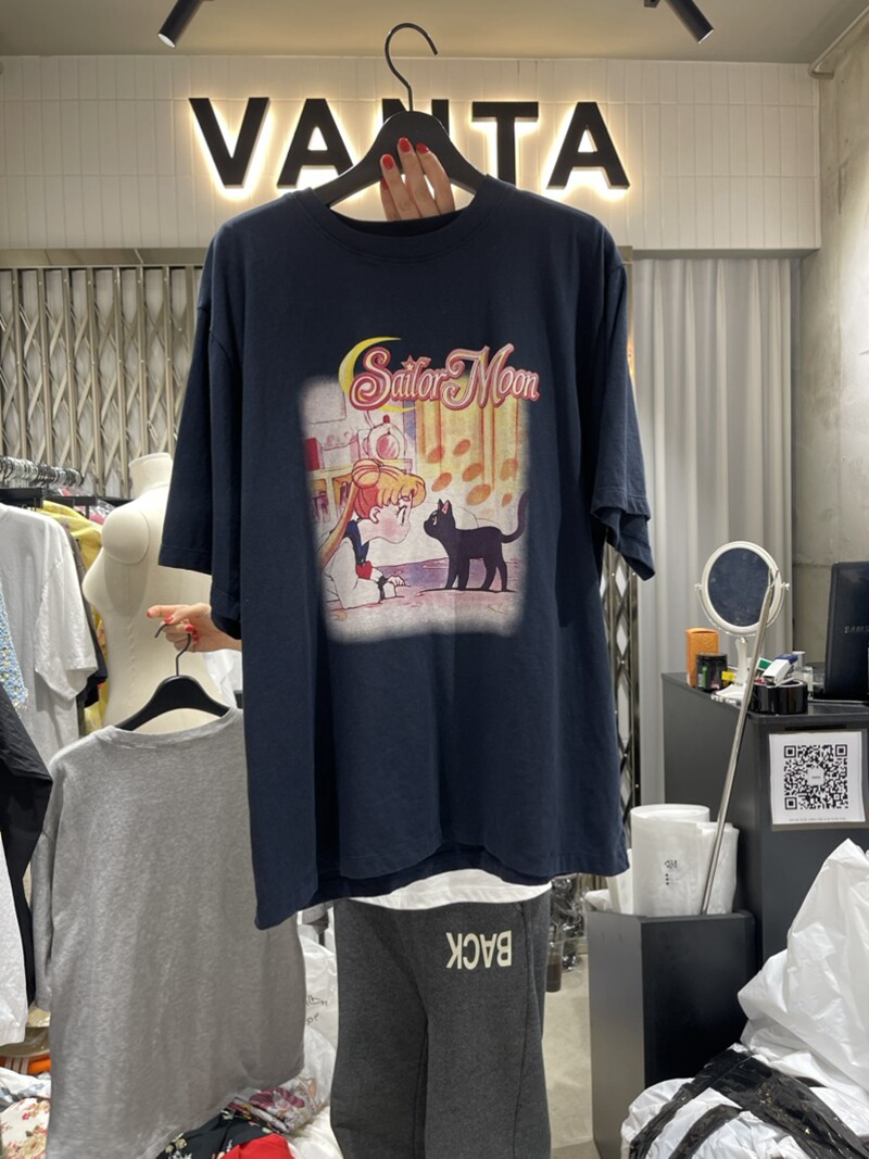 短袖卡通薄印花女韩国代购