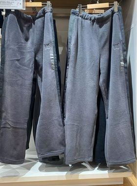 男装！摇粒绒长裤！情侣款保暖直筒休闲裤可束脚25秋冬新款483979