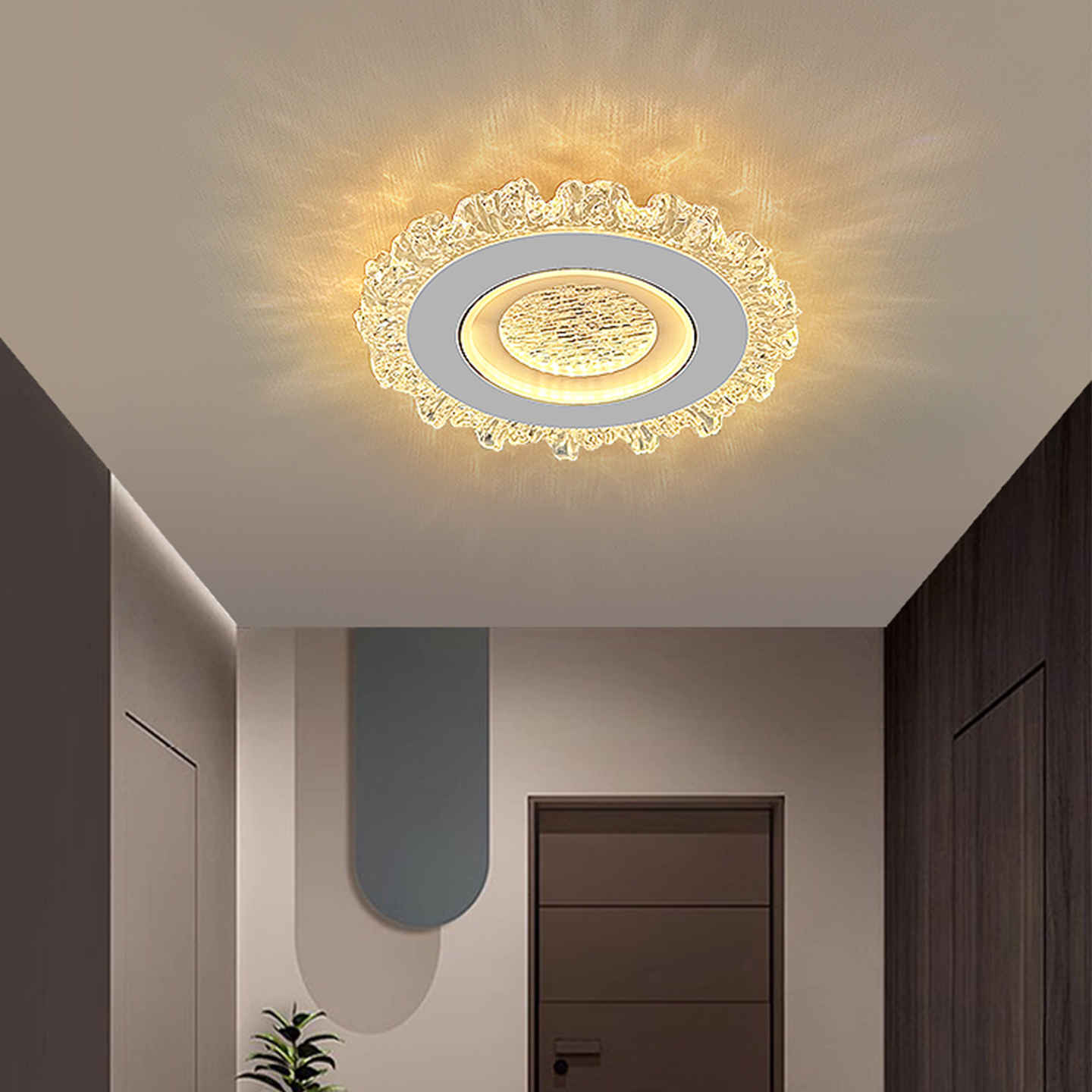 现代简约过道玄关阳台吸顶灯