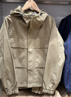 uuu男女装防风连帽外套夹克2026春秋宽松防水工装冲锋衣482213