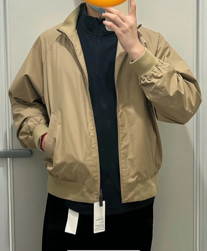 春季男女装哈灵顿茄克外套立领长袖拉链休闲宽松夹克上衣484610