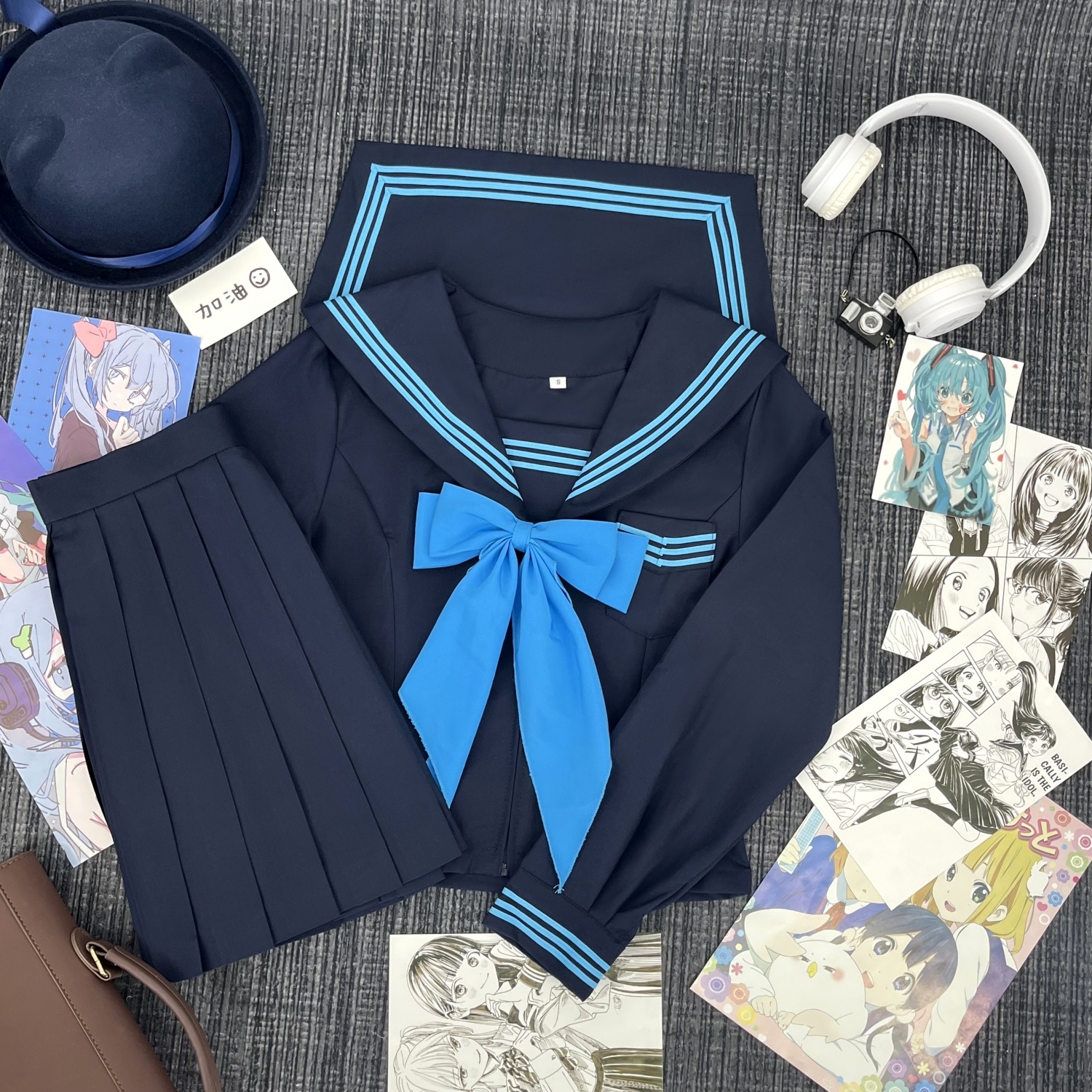 原创JK制服正统日系水手服兰樱中