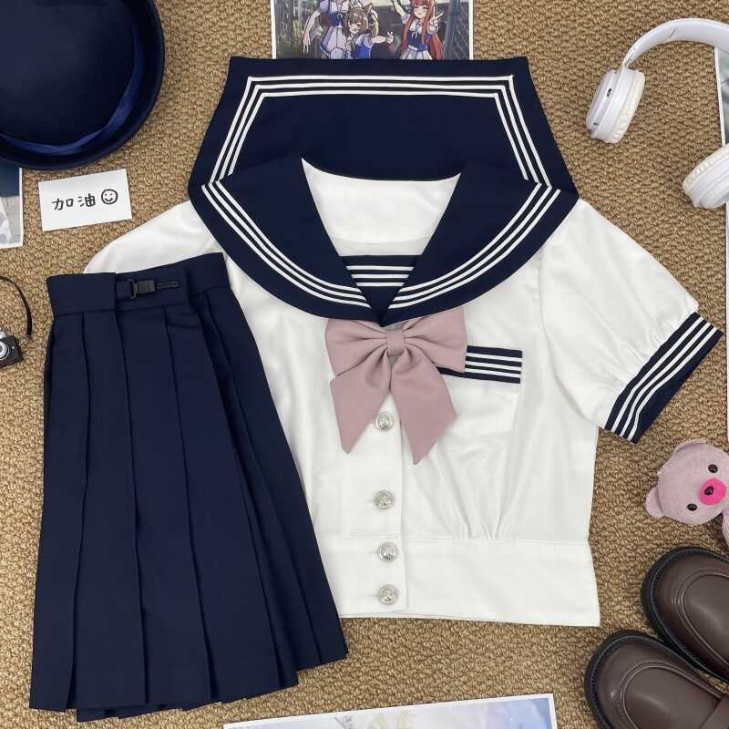 青月社日系JK短袖基础款水手服