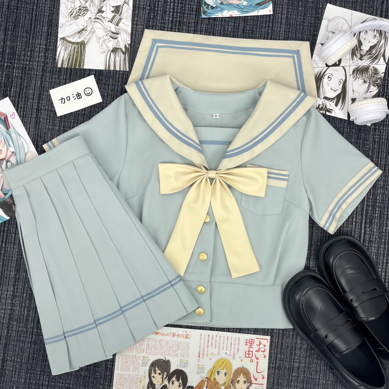 青月社原创正统清新风JK制服套装