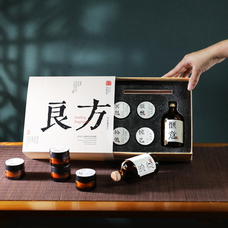 中式复古香薰蜡烛礼盒