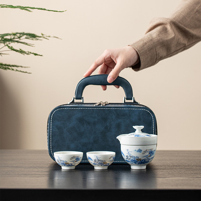 旅行茶具一壶二杯快客杯