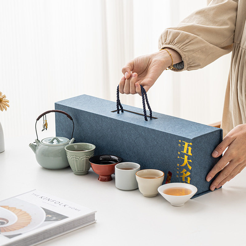 五大名窑功夫茶具礼盒