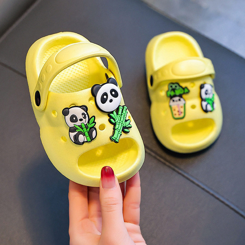 EVA拖鞋踩屎感女款夏季卡通可爱防滑室内洗澡厚底拖鞋宝宝凉拖鞋 - 淘宝联盟商品