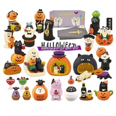 万圣节南瓜日式 猫ZAKKA微缩场景娃娃屋道具装 饰礼物摆件