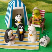 日式 猫ZAKKA可爱萌物和风创意工艺品旅猫摆件