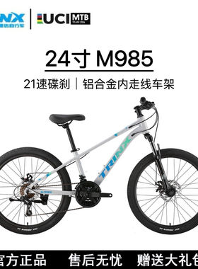 千里达24寸21速双碟刹山地车