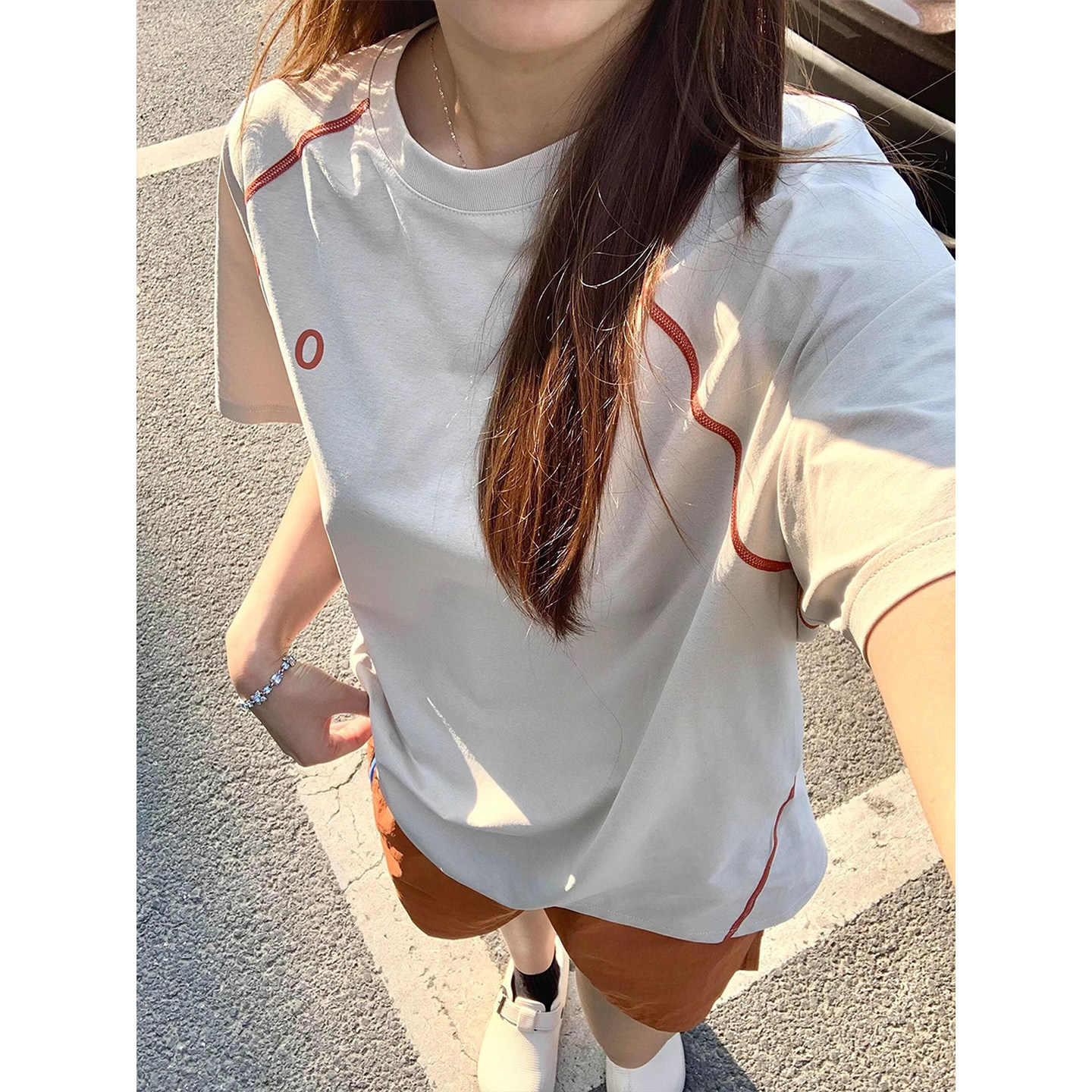 防晒速干短袖女款夏季凉感t恤跑步健身骑行羽毛球服宽松半袖上衣