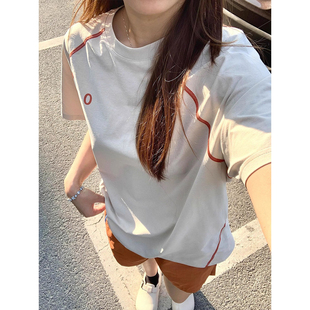 防晒速干短袖女款夏季凉感t恤跑步健身骑行羽毛球服宽松半袖上衣