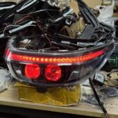 金箭F60sF850F60TsF850Ts壹酷LED双矩阵透镜100w升级大灯无损安装