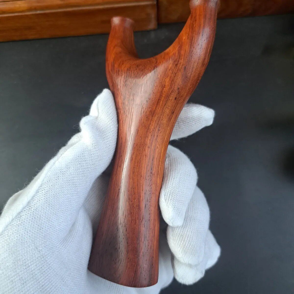 印度小叶紫檀小弓门直板弹弓高度128弓门62纯手工实战收藏级精准