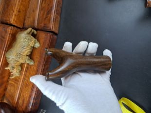 黑黄檀高密度高硬度直板70弓门圆柄飞虎叉弹弓原木沉水经典户外弓