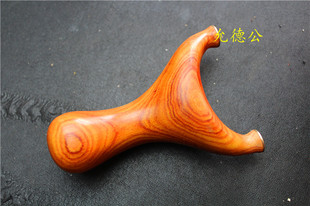 精选纹理小叶红檀龅牙弹弓大弓门88弓门龅牙弓实木撑头铜撑头可选