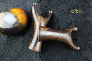 乌木紫光檀掌反曲70弓门弹弓实木无漆无蜡手工打磨精选花纹飞虎叉