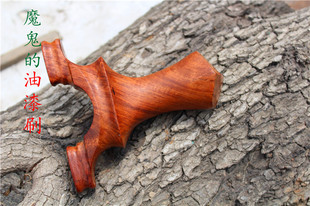 暴利配置实木缅甸花梨大撑头宽撑头户外弹弓魔鬼的油漆刷主战弹弓