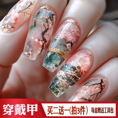 江南春色穿戴甲古韵国风诗意