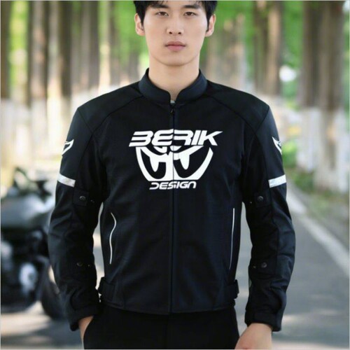 berik大眼骑行服摩托车男春夏季透气机车服防摔骑士服网眼赛车服