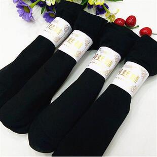 袜 天鹅绒钢丝袜防勾丝男丝袜中筒款 四季 中筒男女通用丝袜女夏季