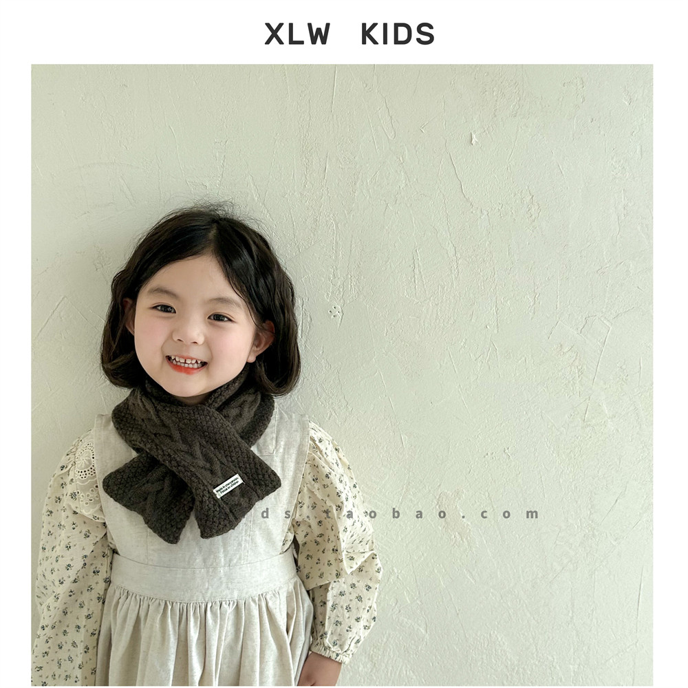 ins韩系针织儿童秋冬小围巾保暖护脖男女童宝宝防寒围脖纯色休闲,童装/婴儿装/亲子装,围巾,淘宝优惠券,粉丝福利购,淘宝优惠卷