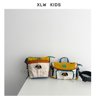 ins风儿童包包潮酷男童女孩韩系时尚斜挎包户外运动登山轻便腰包