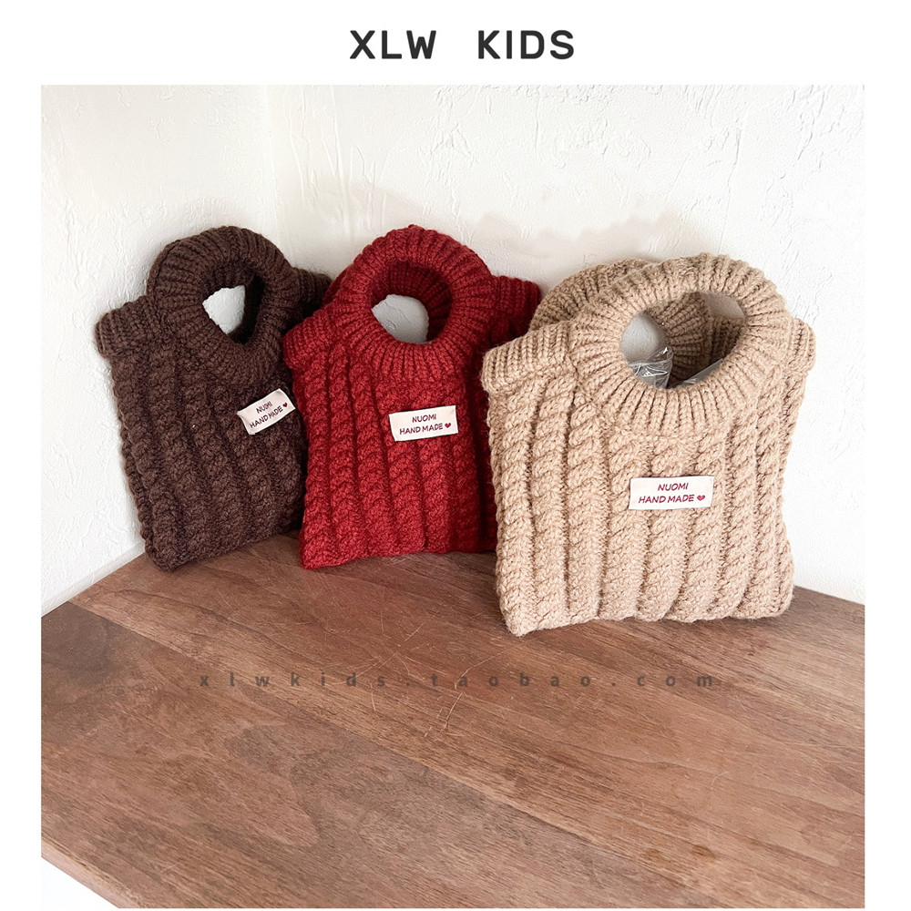 ins风韩版时尚简约纯色儿童针织手提包可爱休闲便携男女童手拎包,玩具/童车/益智/积木/模型,斜挎包/拎包/腰包,淘宝优惠券,粉丝福利购,淘宝优惠卷