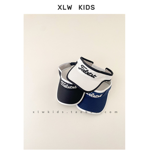 运动空顶~儿童防晒帽子男女童遮阳鸭舌帽夏季户外百搭宝宝太阳帽