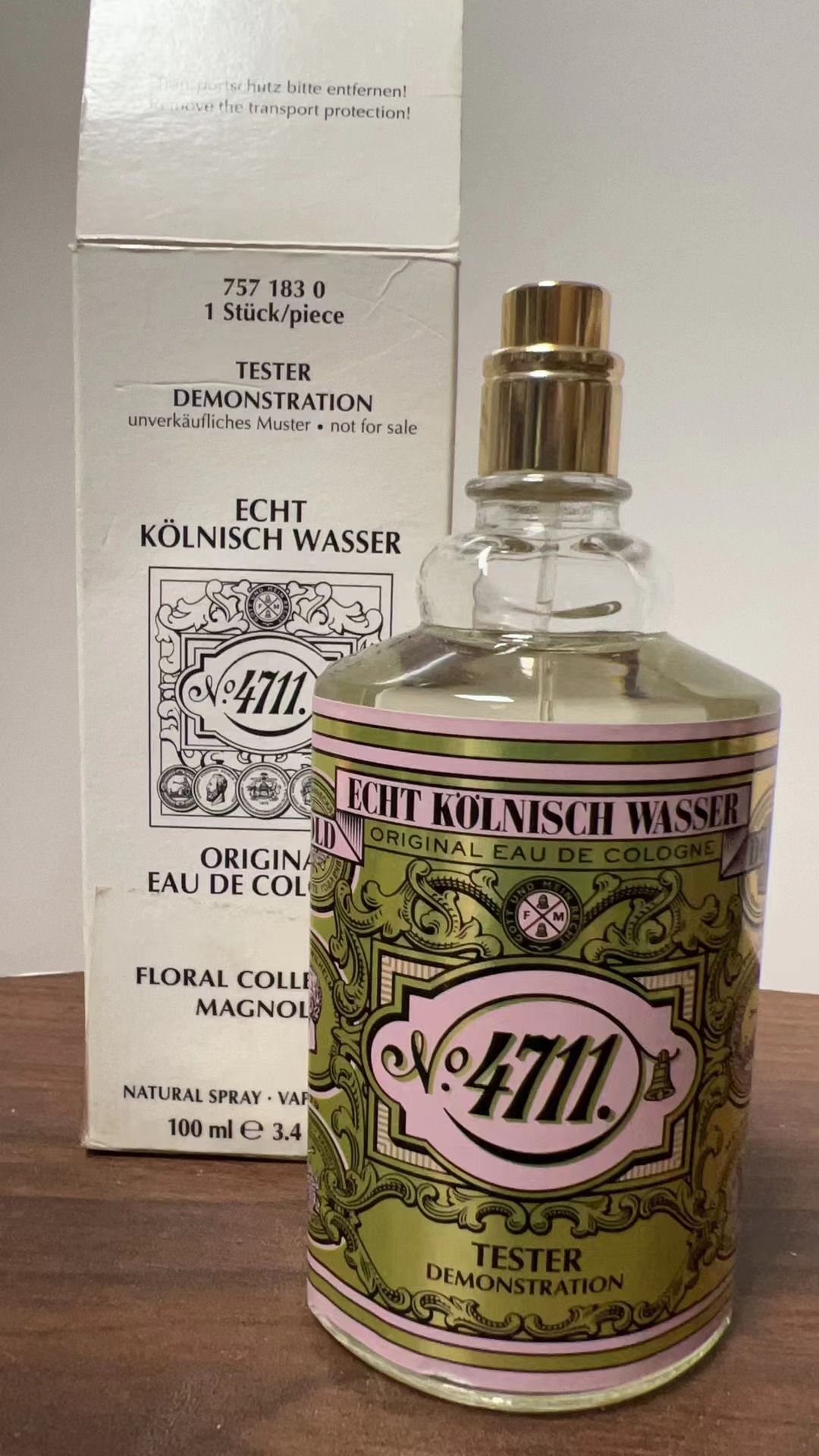 包邮~德国4711木兰香水100ml 花果香调 明媚典雅小众清透香