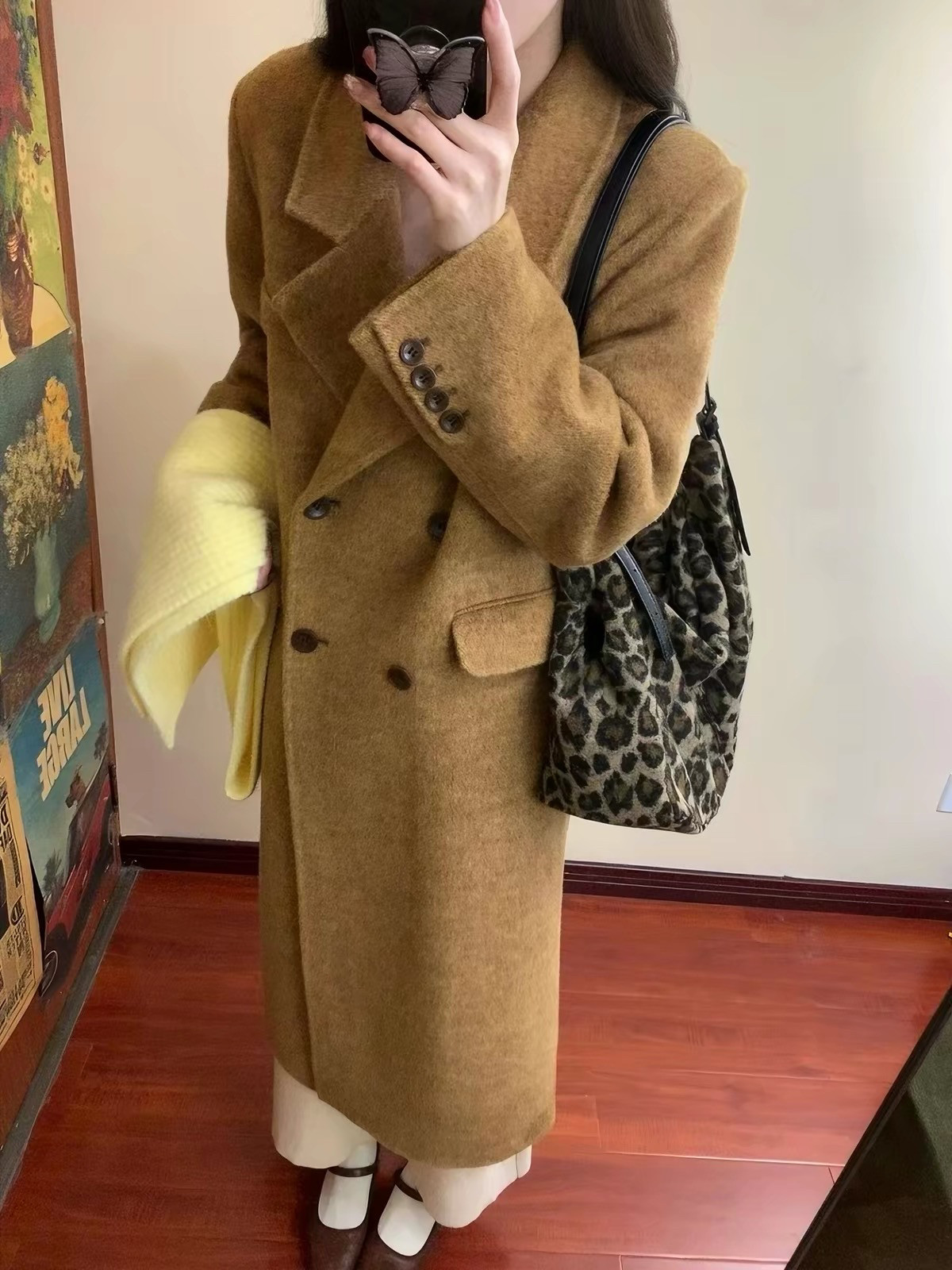 高级感呢子大衣女2026新款秋冬毛呢外套韩系小个子冬天中长款气质