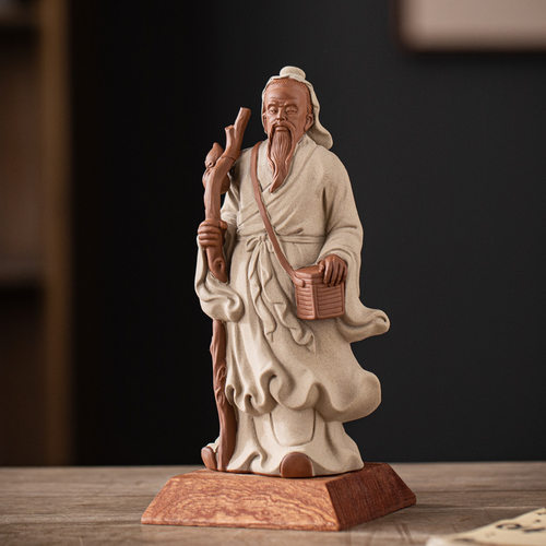 华佗神医陶瓷雕塑像历史人物摆件